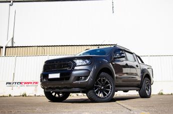 FORD RANGER GRID GD05 MATTE BLACK MILLED ACCENTS